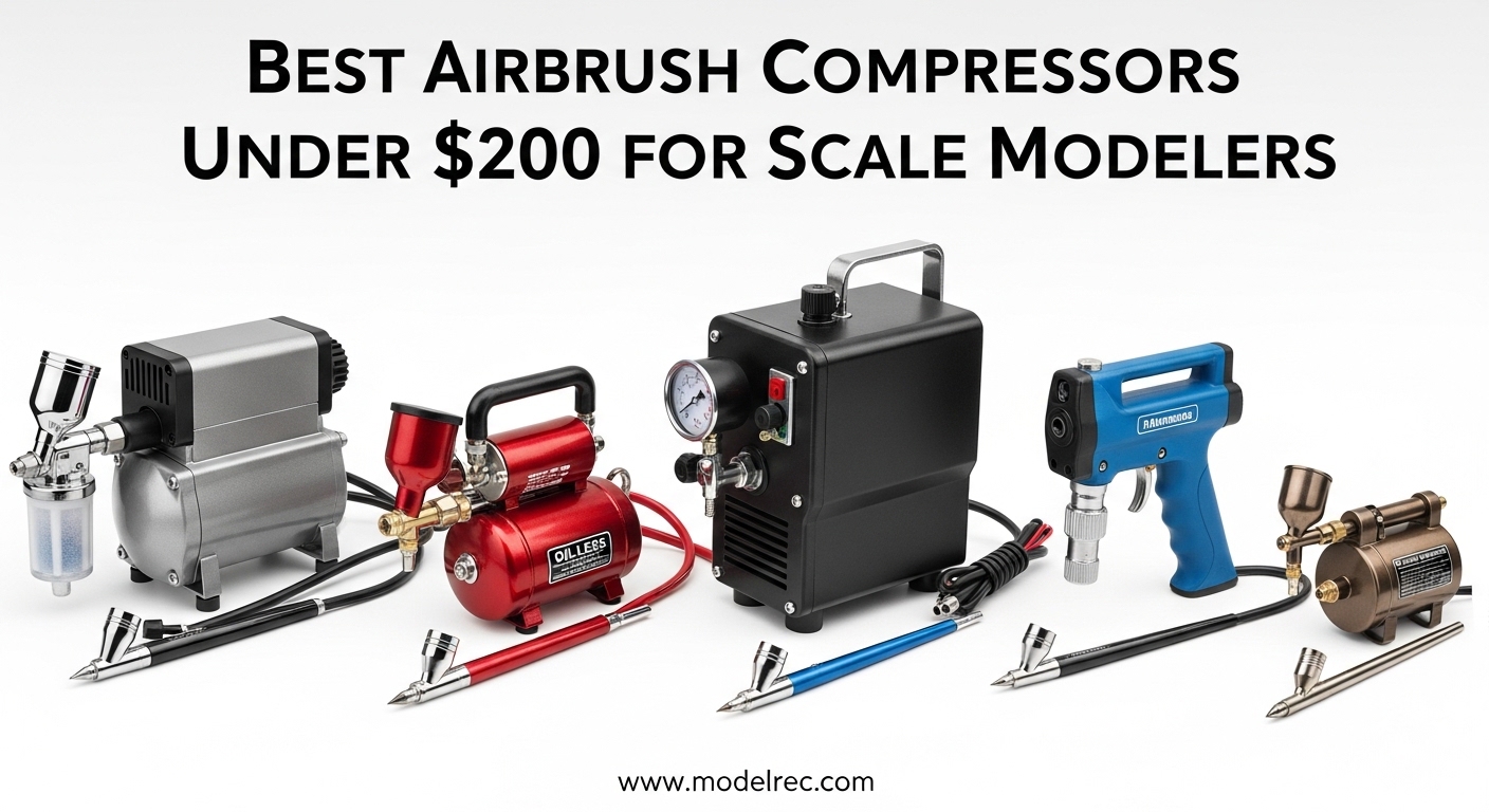 Best Airbrush Compressors Under $200 for Scale Modelers