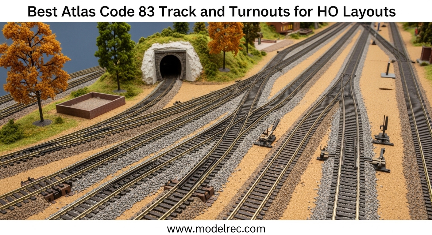Best Atlas Code 83 Track and Turnouts for HO Layouts