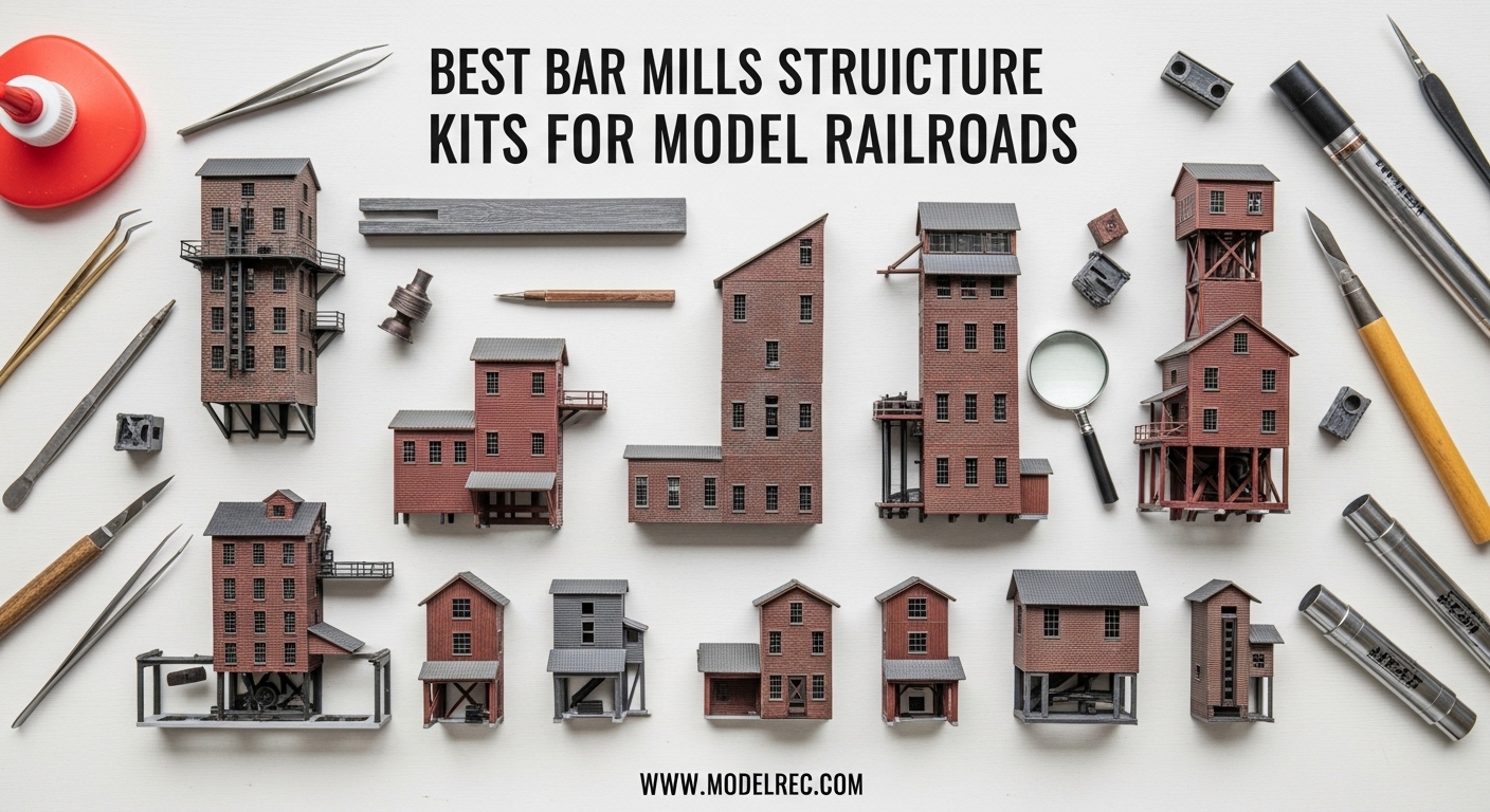 Best Bar Mills Structure Kits for Model Railroads