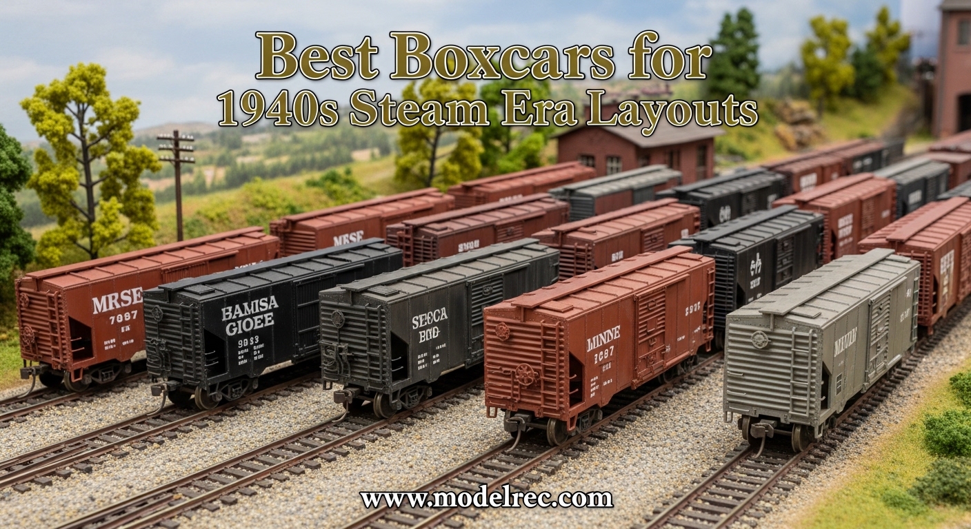 Best Boxcars for 1940s Steam Era Layouts