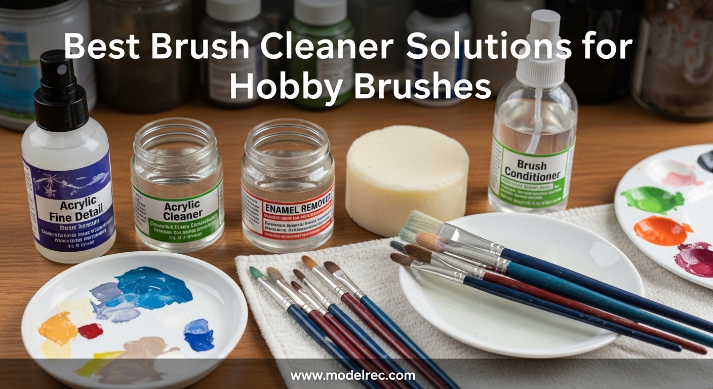 Best Brush Cleaner Solutions for Hobby Brushes