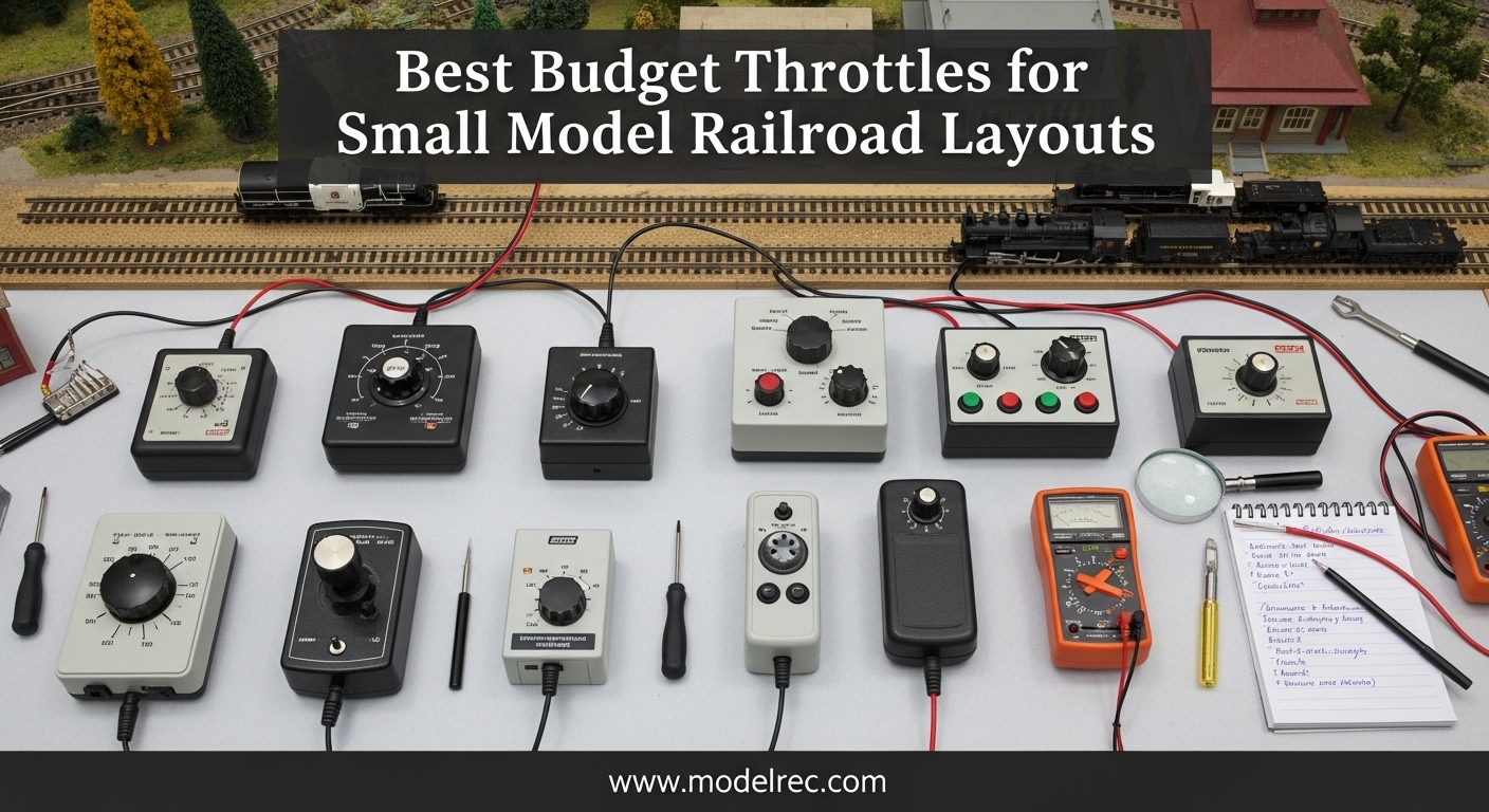 Best Budget Throttles for Small Model Railroad Layouts