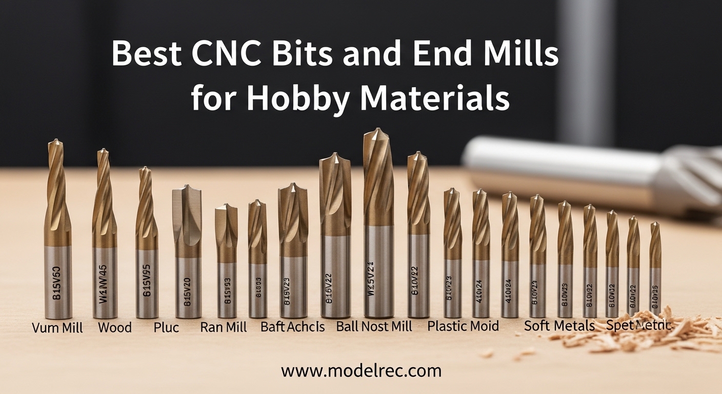 Best CNC Bits and End Mills for Hobby Materials