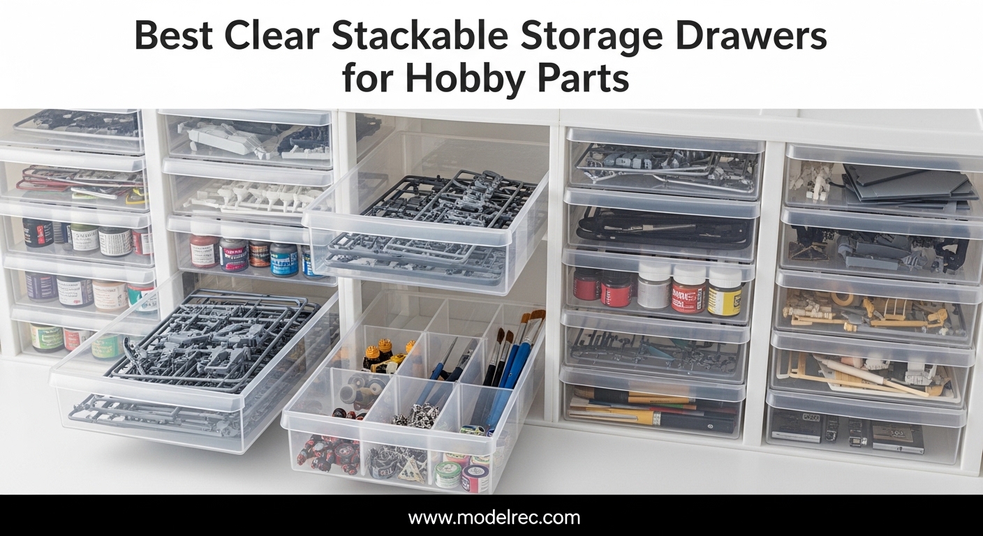 Best Clear Stackable Storage Drawers for Hobby Parts