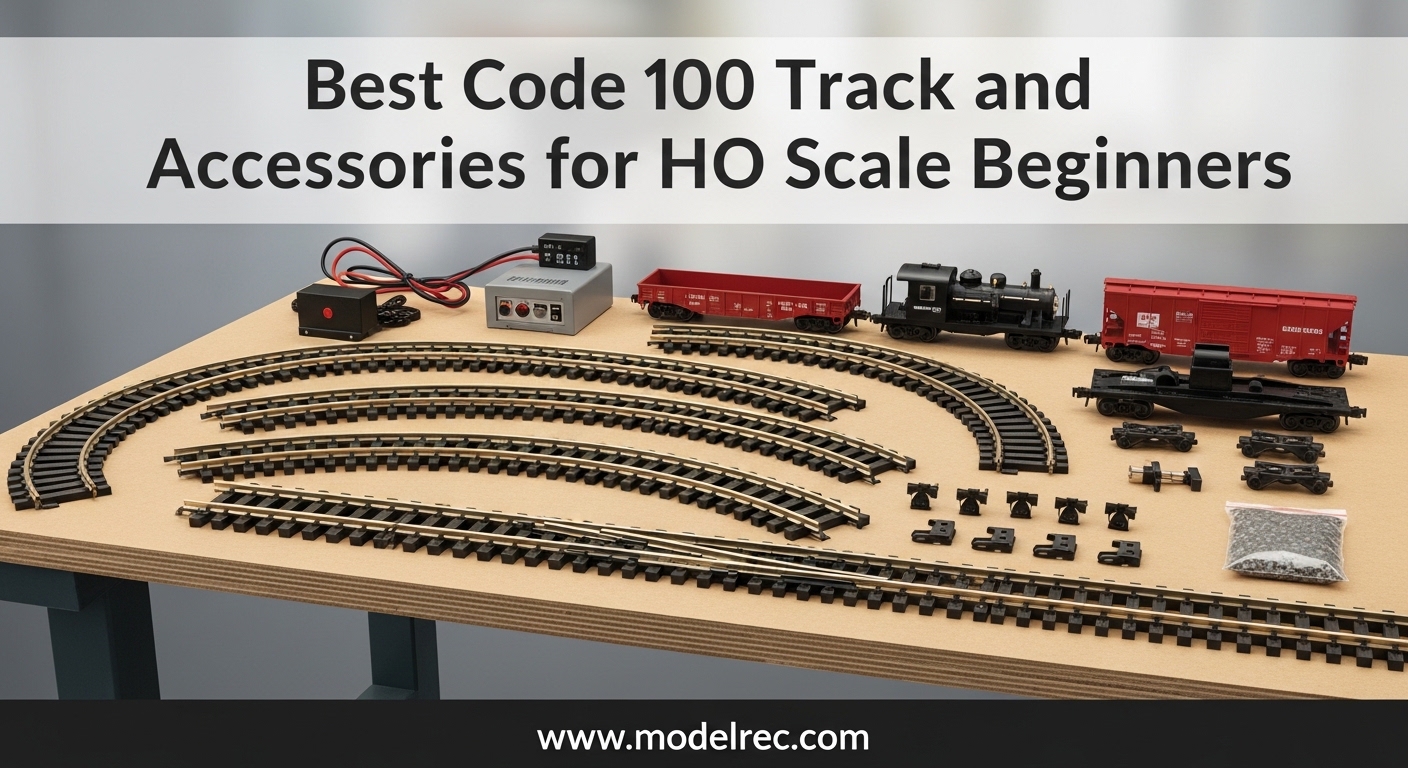Best Code 100 Track and Accessories for HO Scale Beginners