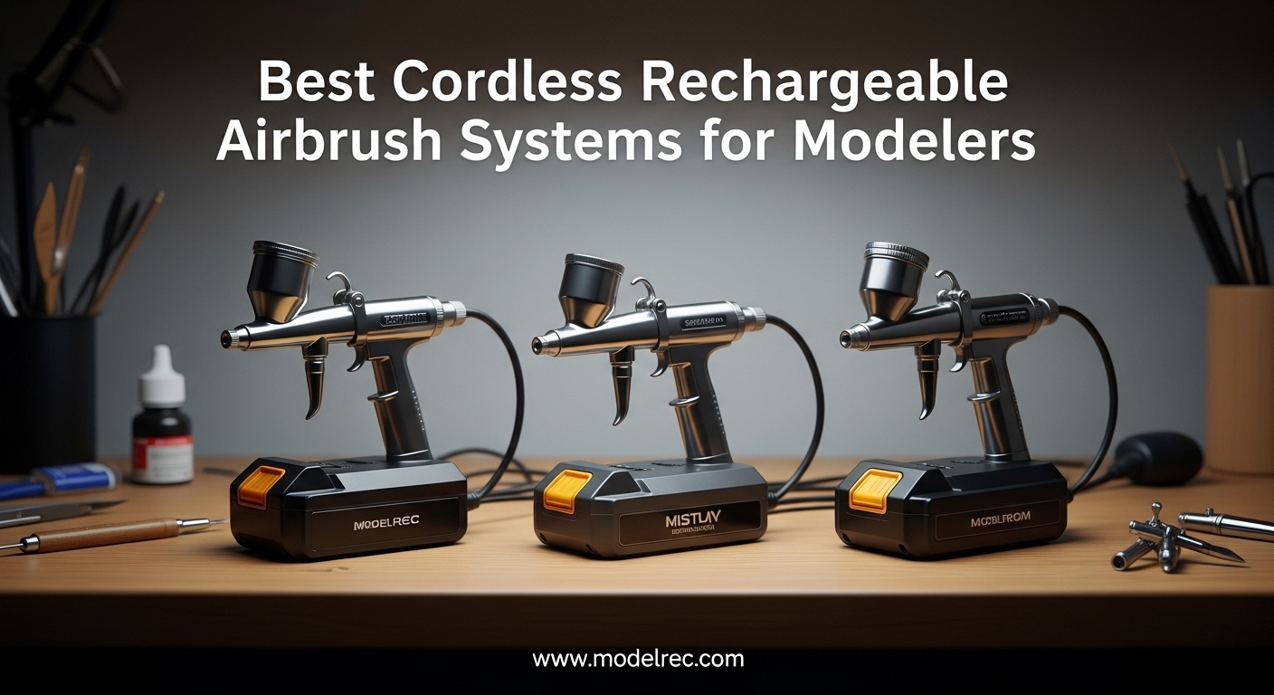 Best Cordless Rechargeable Airbrush Systems for Modelers