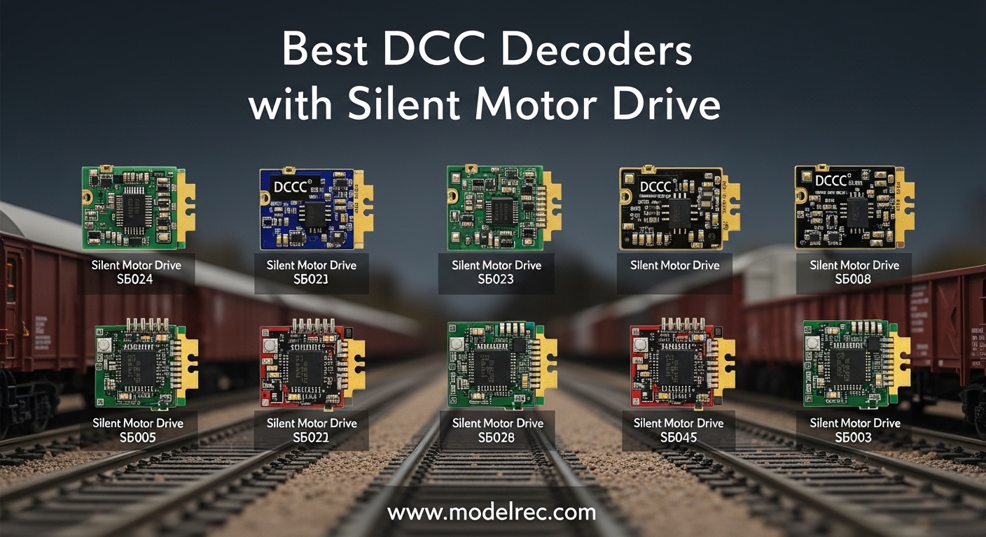 Best DCC Decoders with Silent Motor Drive
