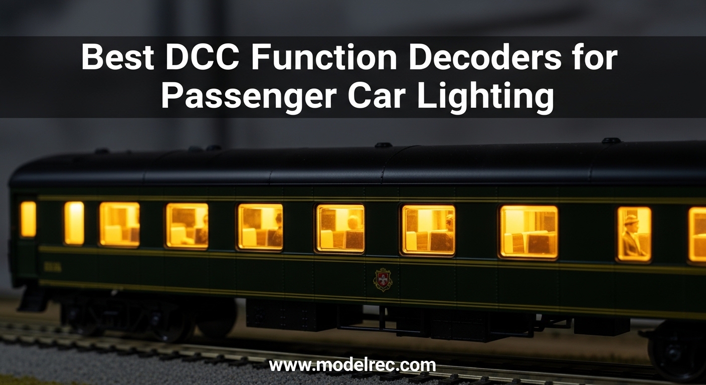Best DCC Function Decoders for Passenger Car Lighting
