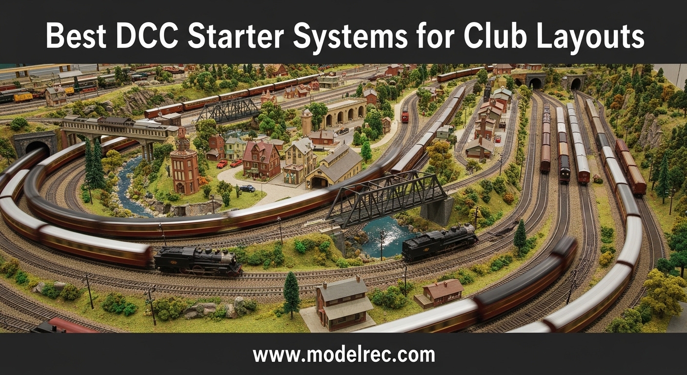 Best DCC Starter Systems for Club Layouts