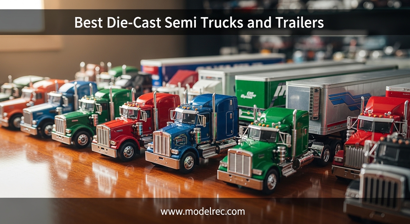Best Die-Cast Semi Trucks and Trailers