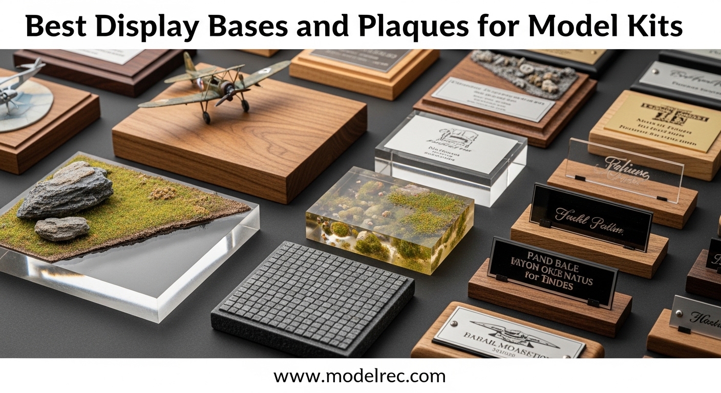 Best Display Bases and Plaques for Model Kits