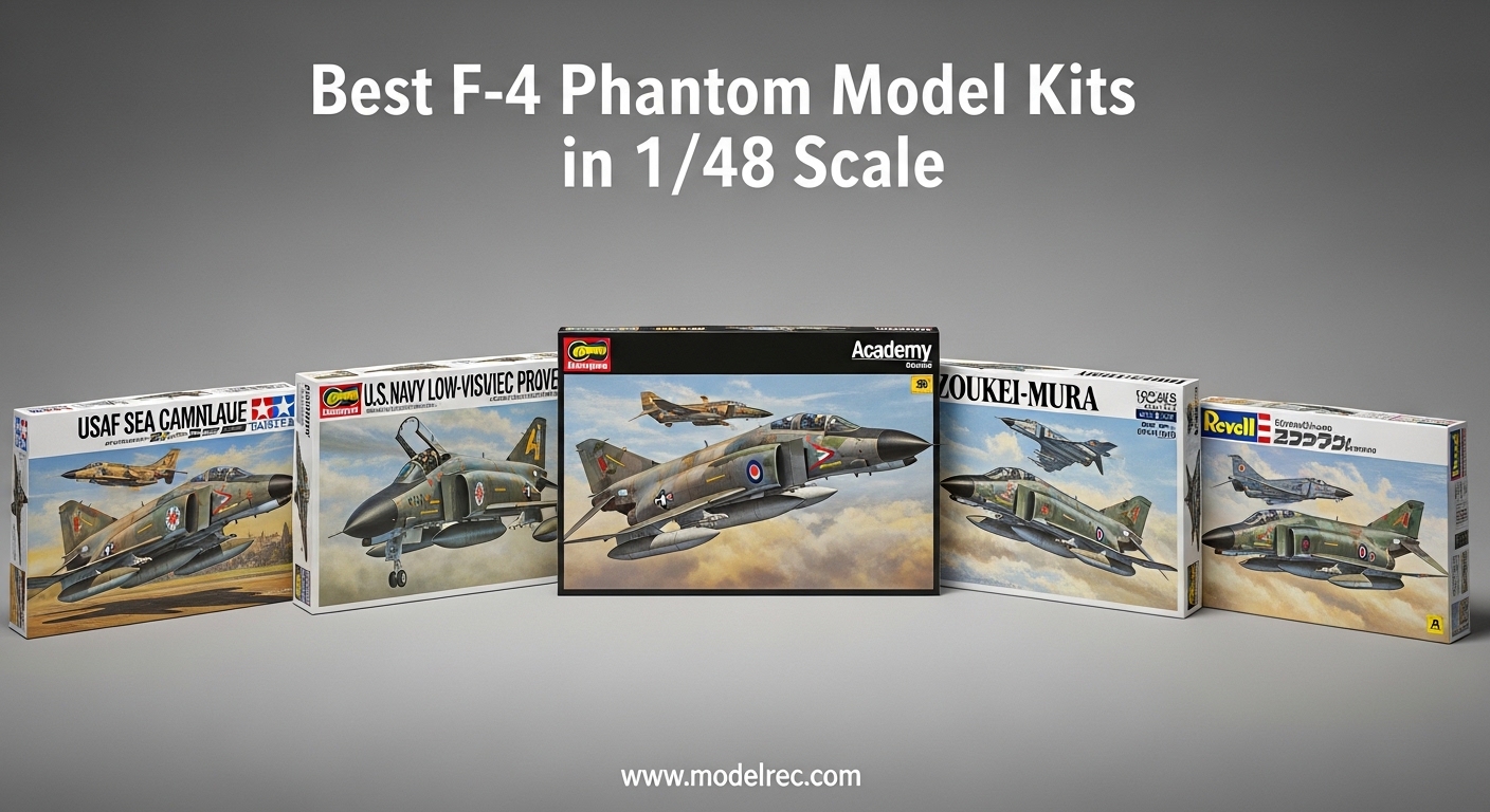 Best F-4 Phantom Model Kits in 148 Scale