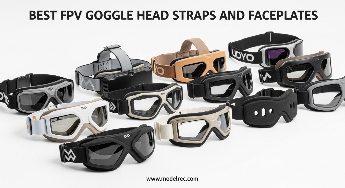 Best FPV Goggle Head Straps and Faceplates