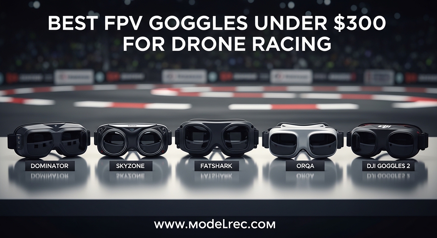 Best FPV Goggles Under $300 for Drone Racing