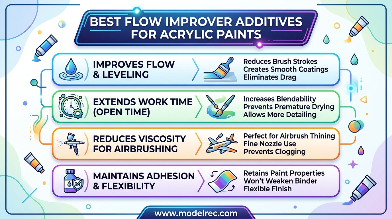 Best Flow Improver Additives for Acrylic Paints