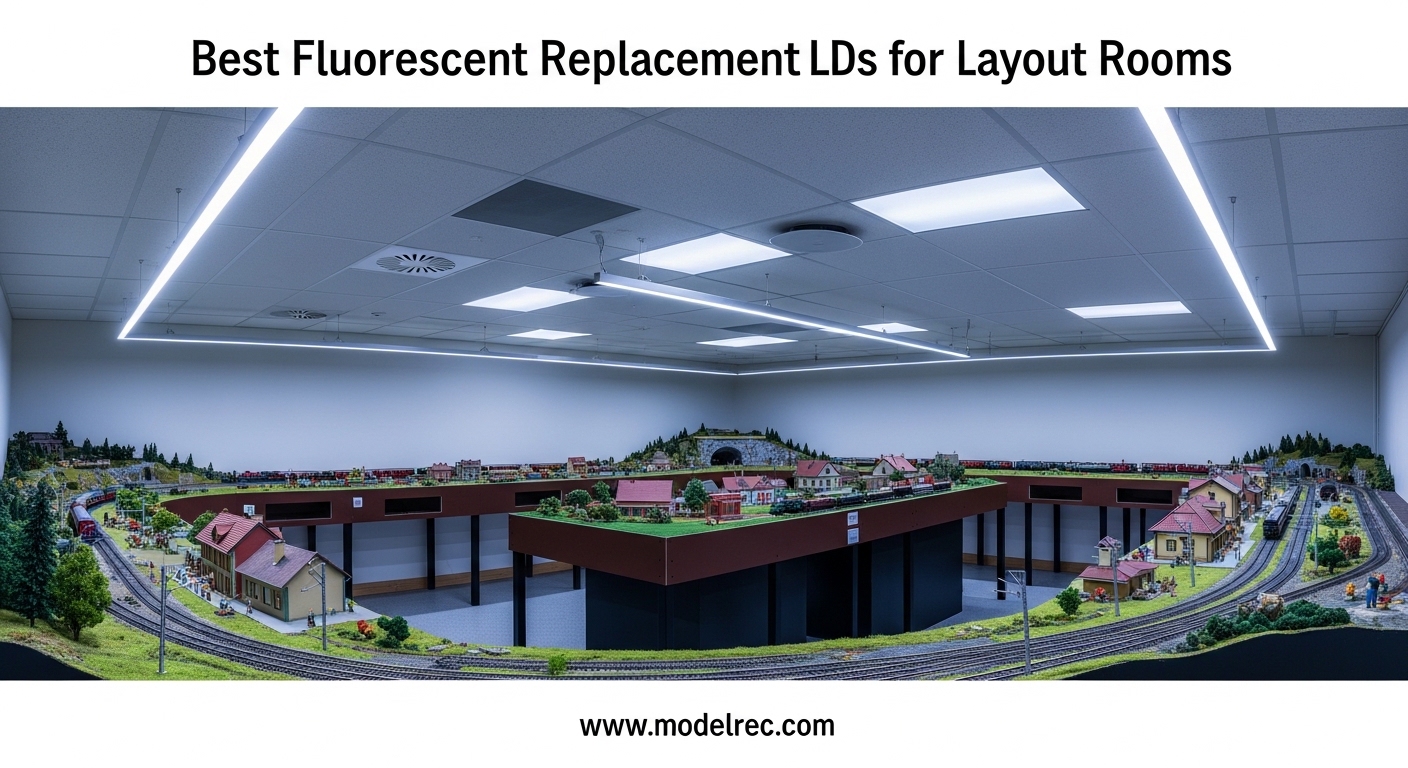 Best Fluorescent Replacement LEDs for Layout Rooms