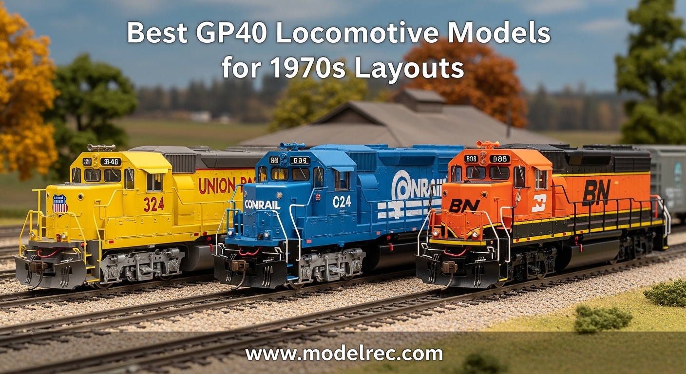 Best GP40 Locomotive Models for 1970s Layouts