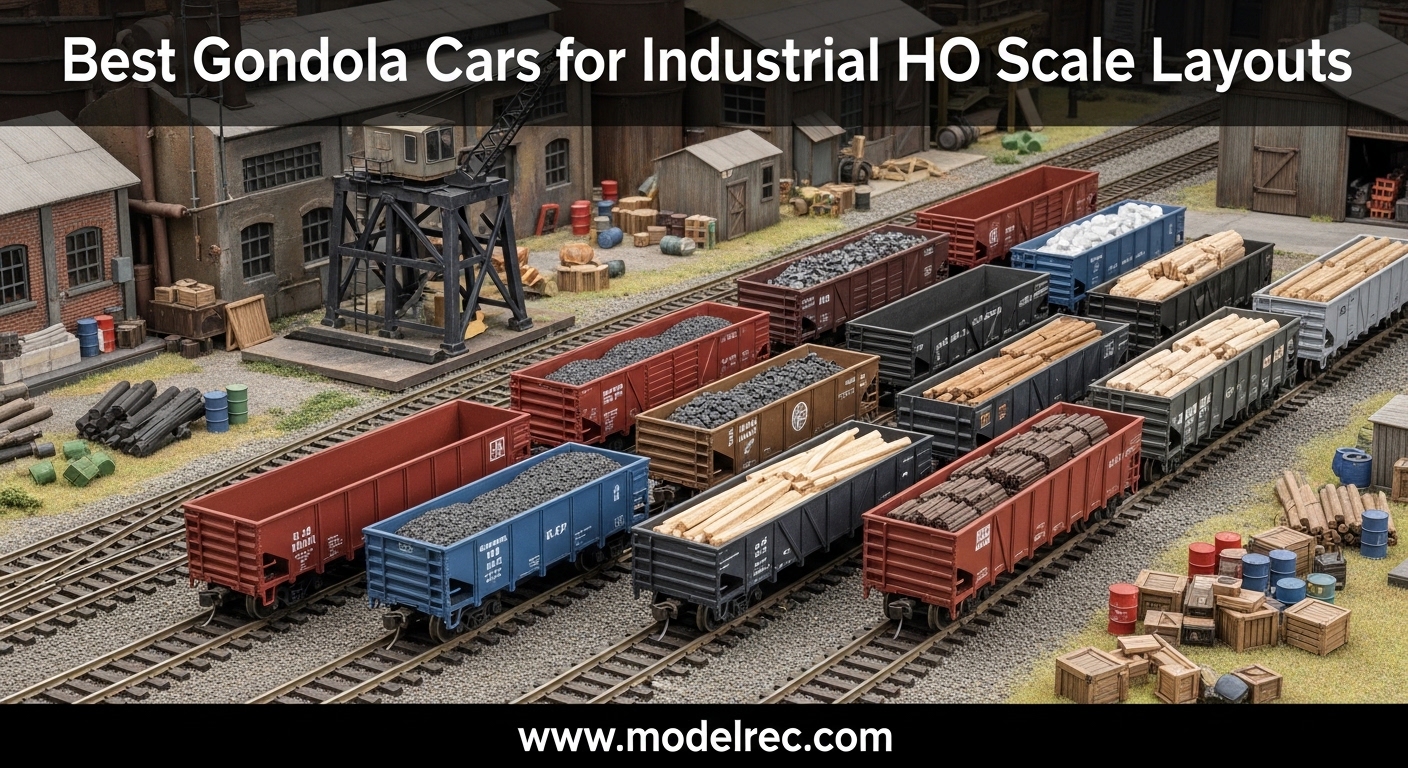 Best Gondola Cars for Industrial HO Scale Layouts