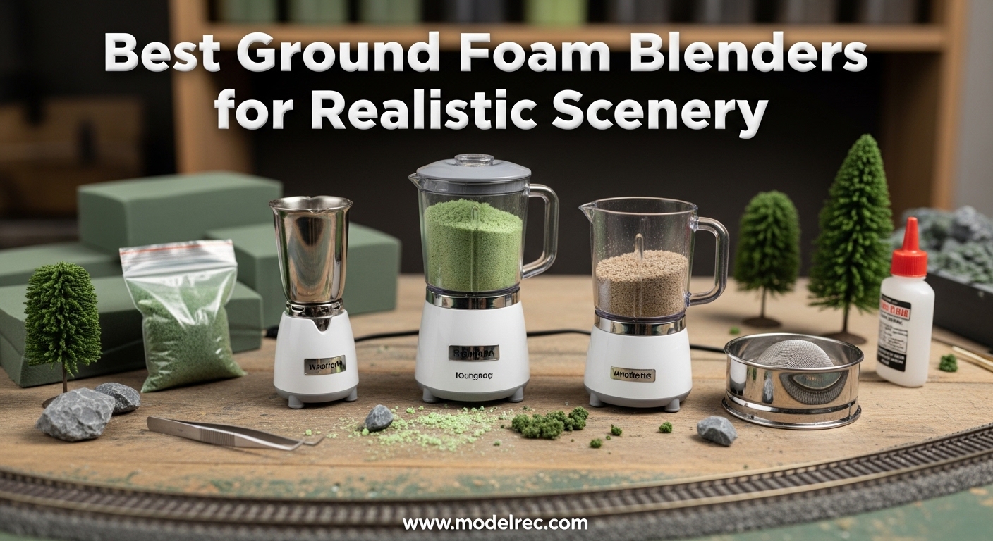Best Ground Foam Blenders for Realistic Scenery