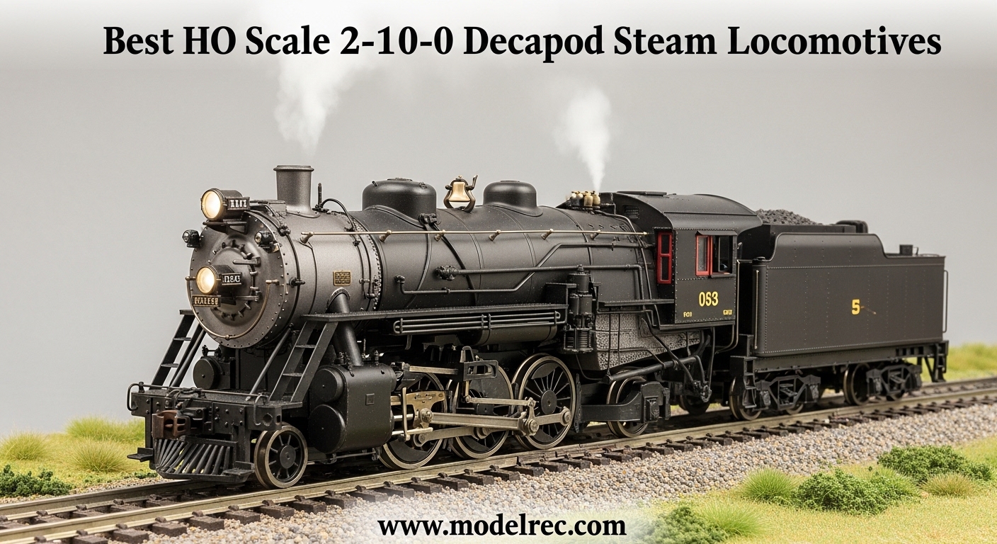 Best HO Scale 2-10-0 Decapod Steam Locomotives