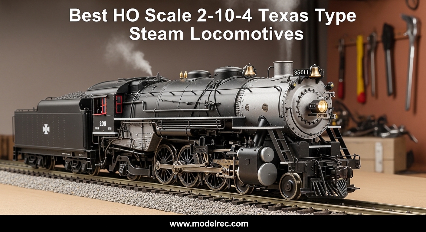 Best HO Scale 2-10-4 Texas Type Steam Locomotives