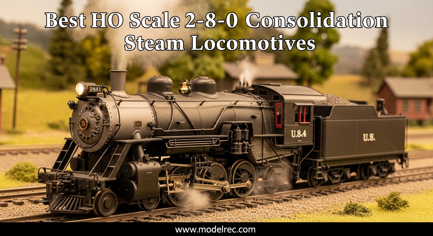 Best HO Scale 2-8-0 Consolidation Steam Locomotives