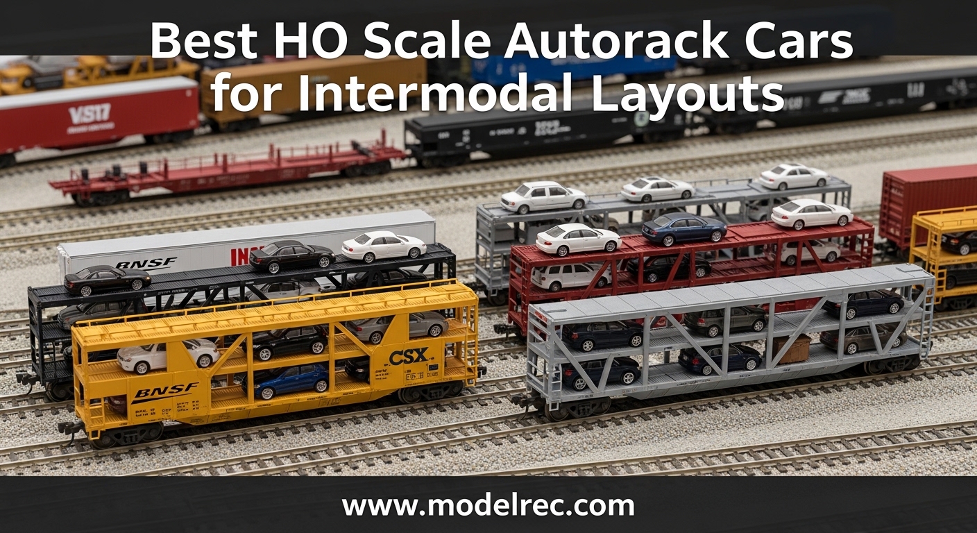 Best HO Scale Autorack Cars for Intermodal Layouts