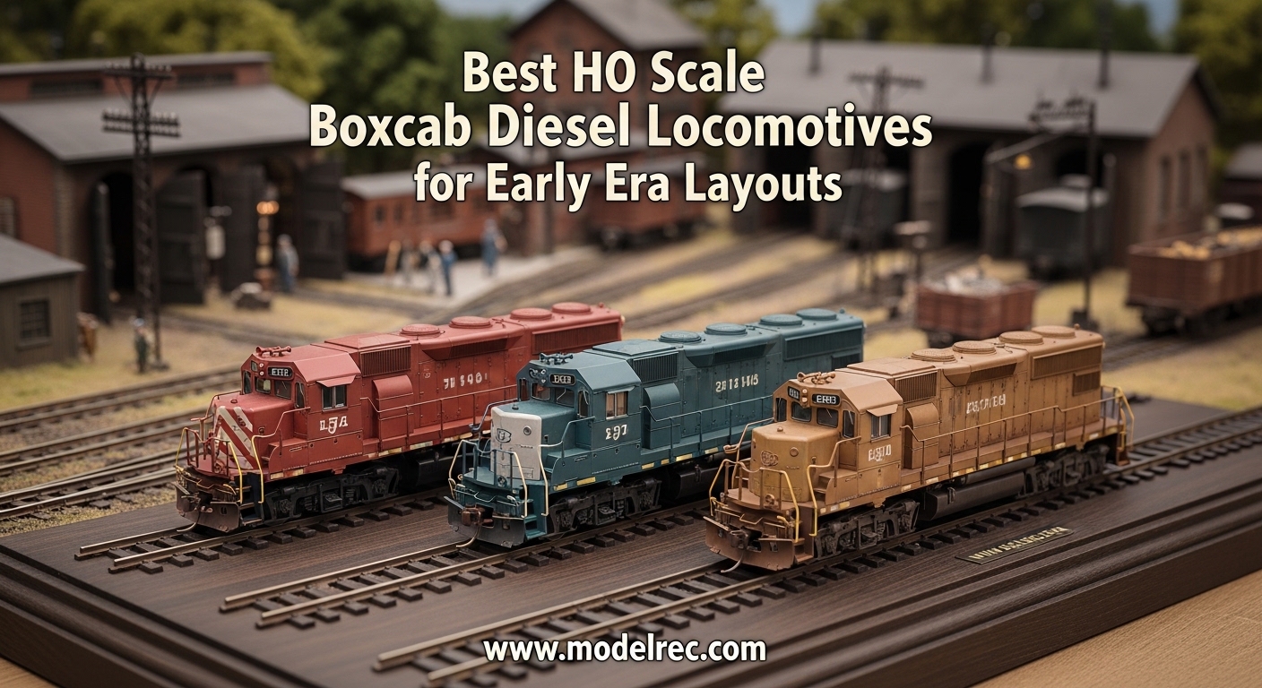 Best HO Scale Boxcab Diesel Locomotives for Early Era Layouts