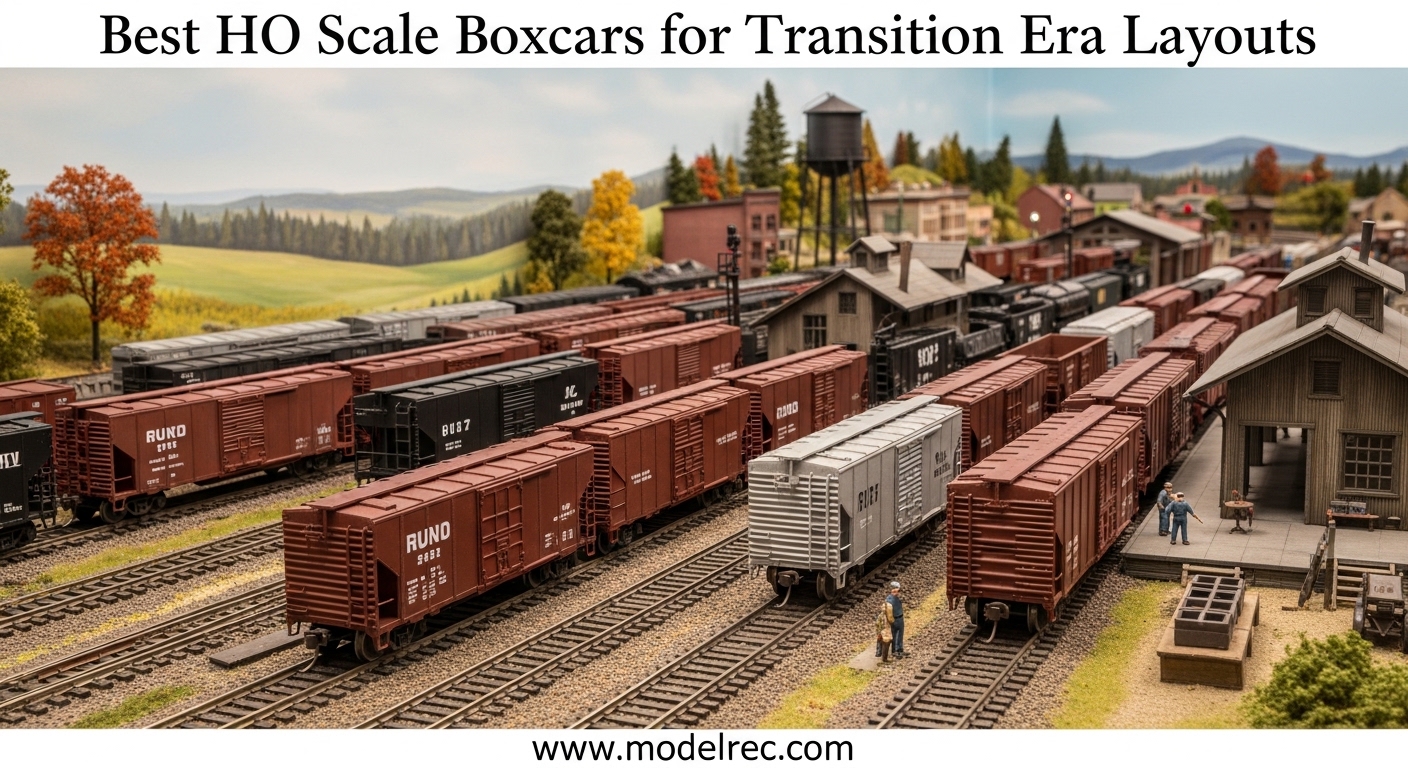 Best HO Scale Boxcars for Transition Era Layouts