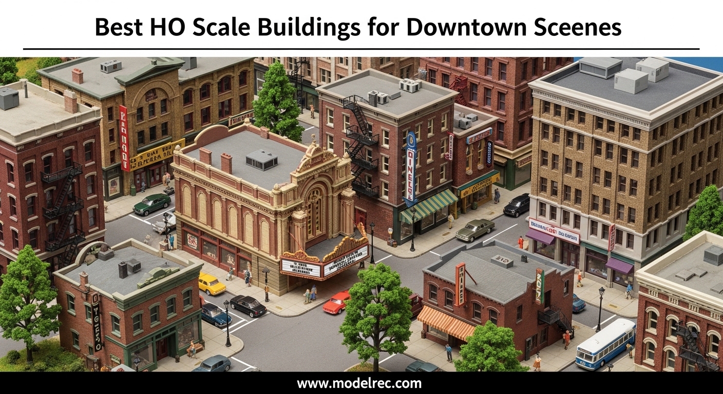 Best HO Scale Buildings for Downtown Scenes