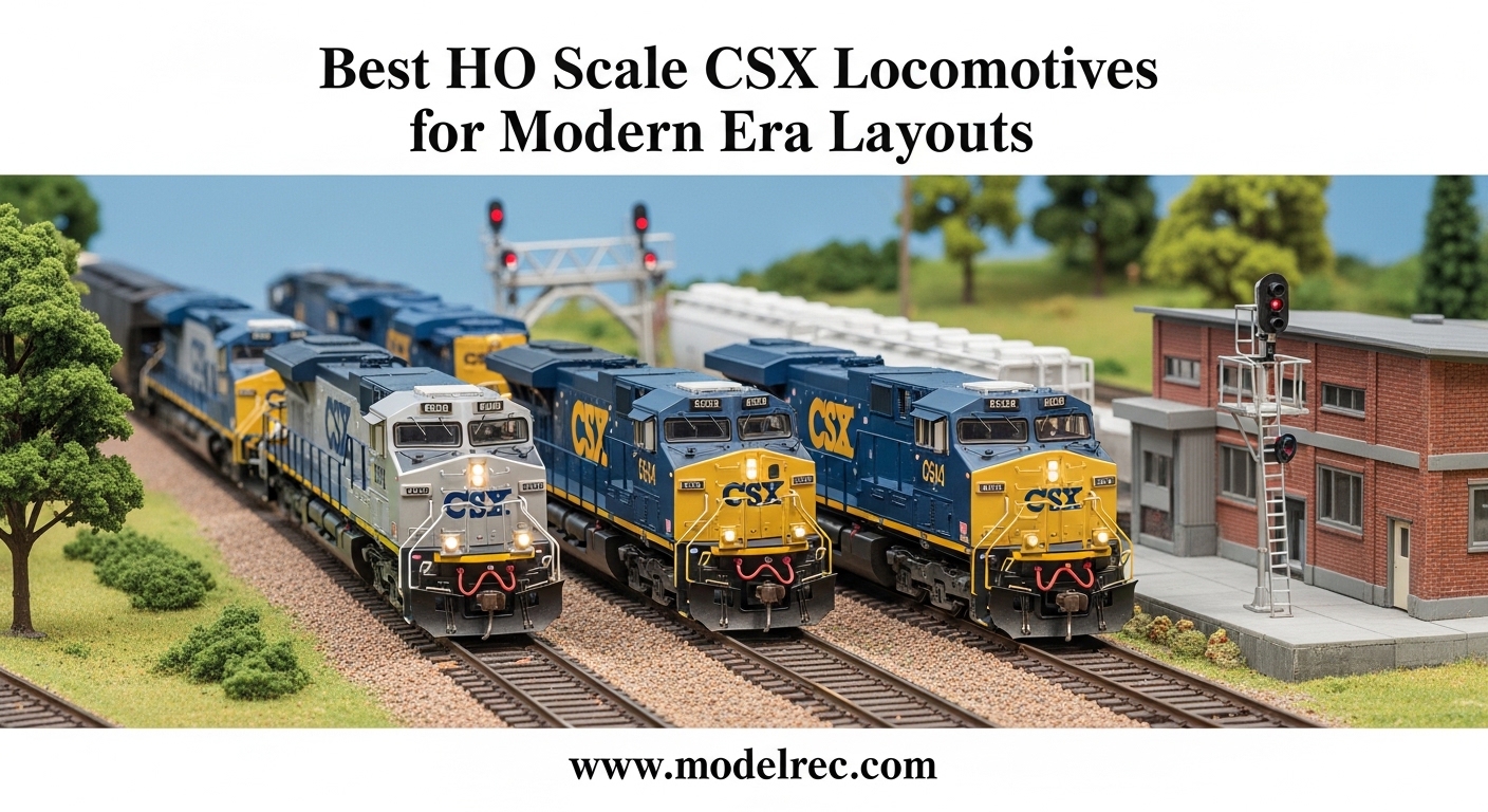 Best HO Scale CSX Locomotives for Modern Era Layouts