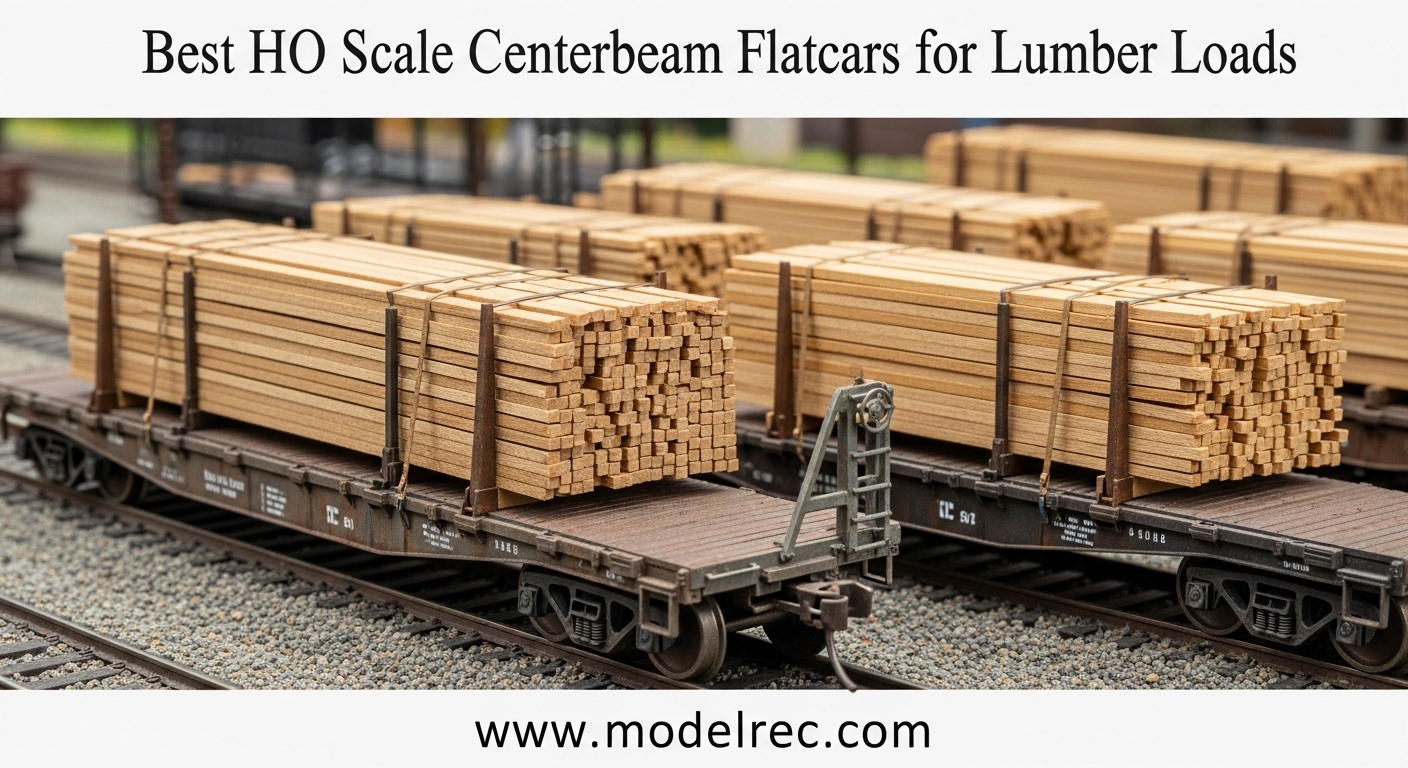 Best HO Scale Centerbeam Flatcars for Lumber Loads