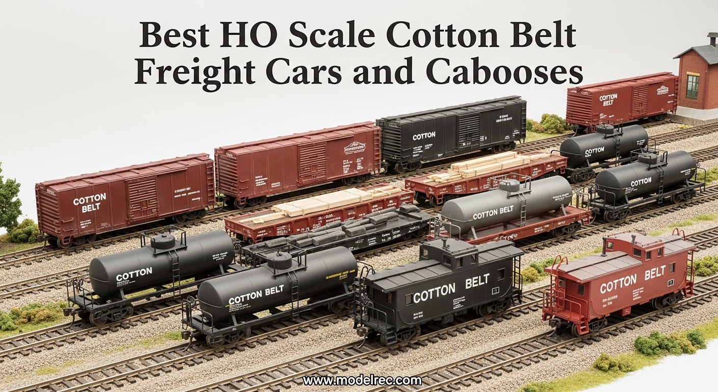 Best HO Scale Cotton Belt Freight Cars and Cabooses