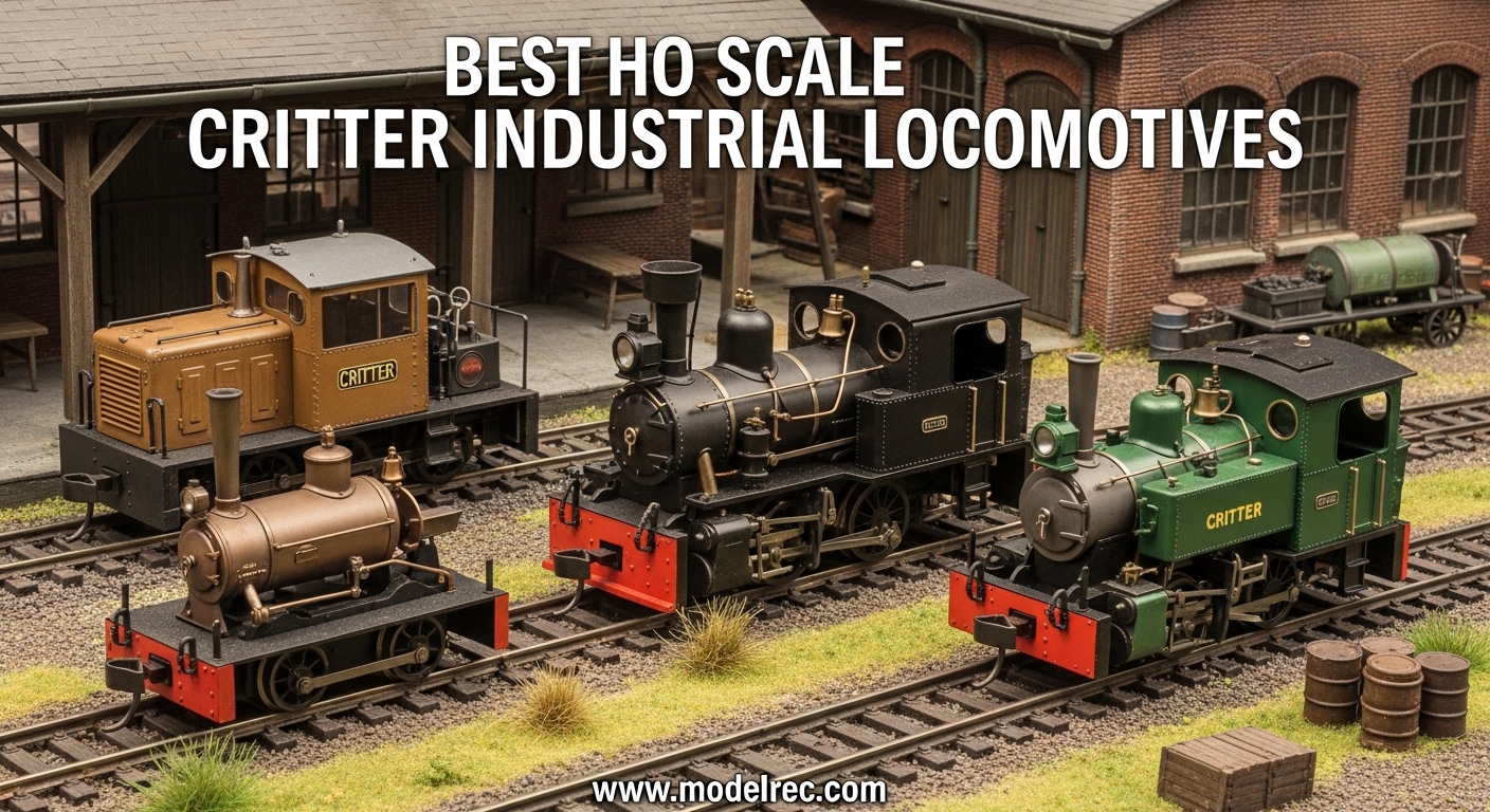 Best HO Scale Critter Industrial Locomotives