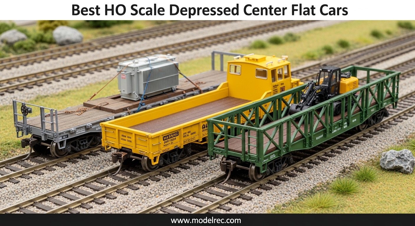 Best HO Scale Depressed Center Flat Cars