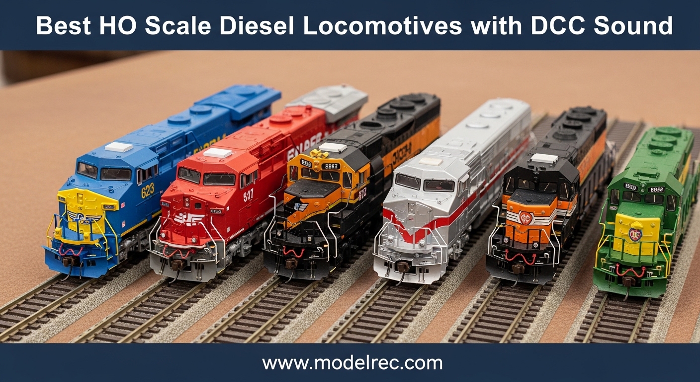 Best HO Scale Diesel Locomotives with DCC Sound