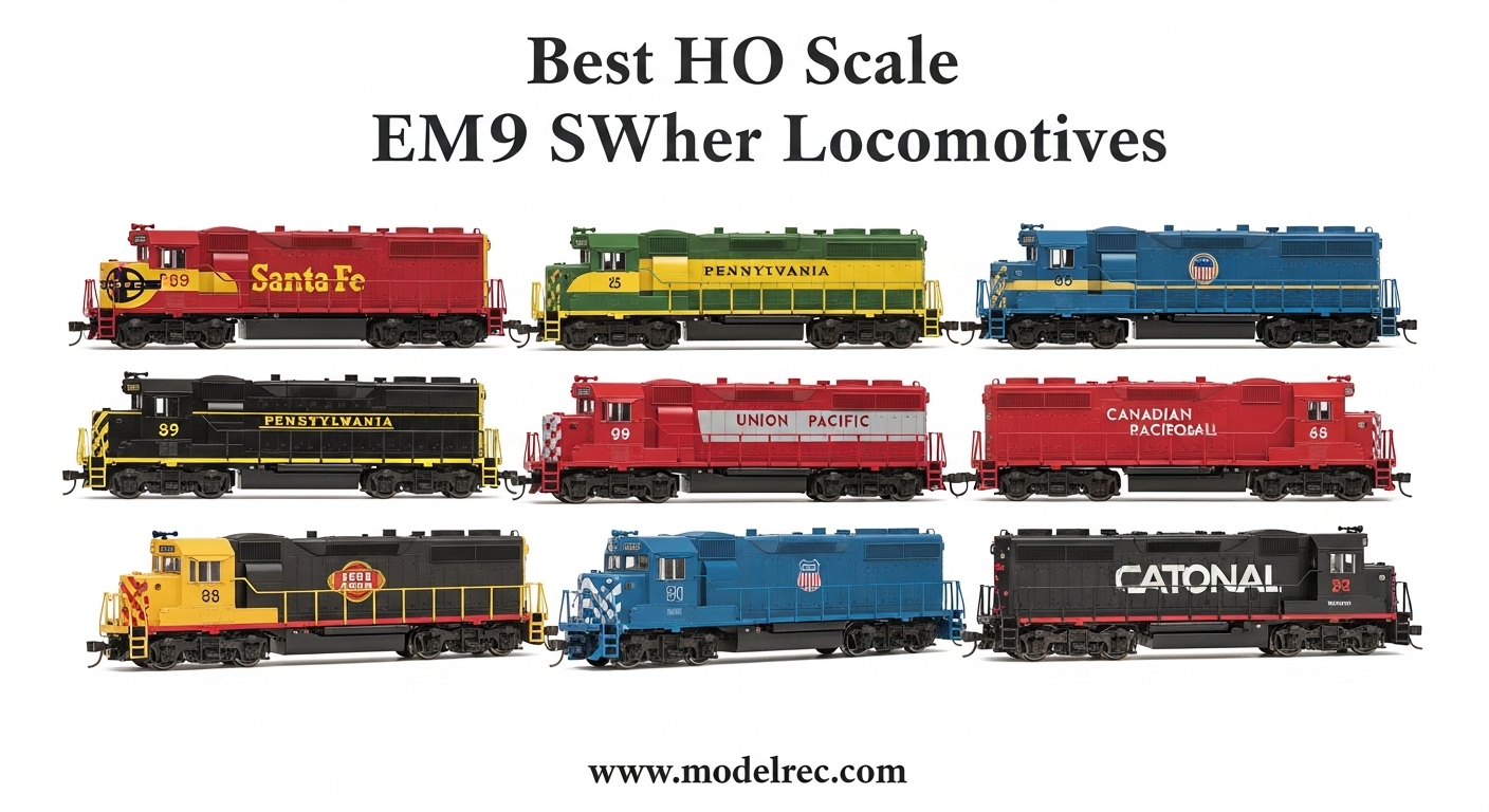 Best HO Scale EMD SW9 Switcher Locomotives