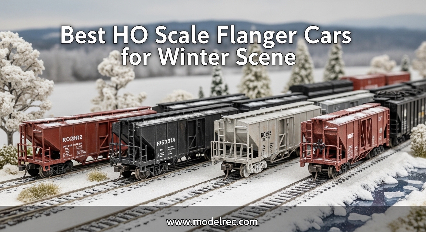 Best HO Scale Flanger Cars for Winter Scene