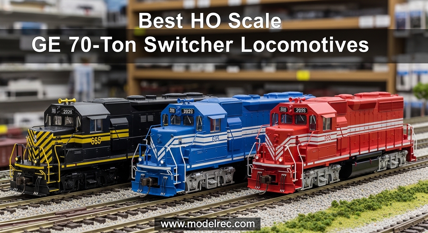 Best HO Scale GE 70-Ton Switcher Locomotives