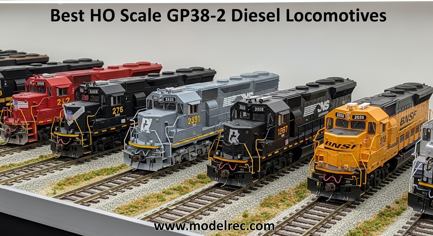 Best HO Scale GP38-2 Diesel Locomotives