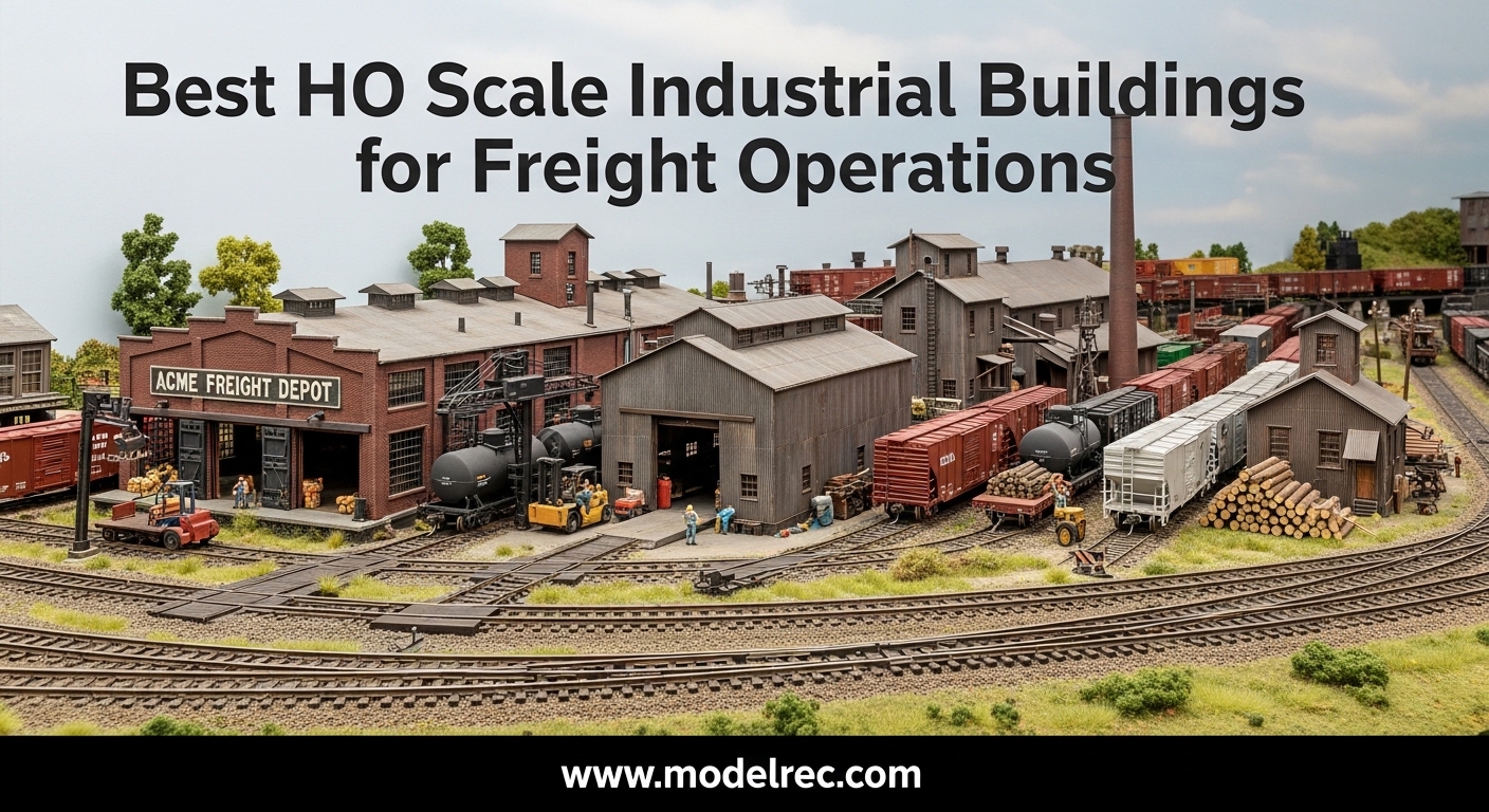 Best HO Scale Industrial Buildings for Freight Operations