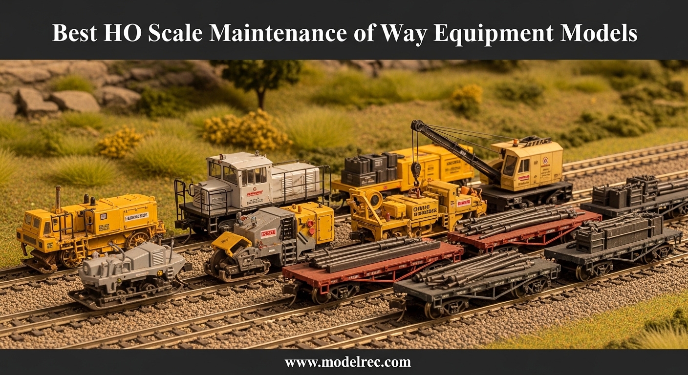 Best HO Scale Maintenance of Way Equipment Models