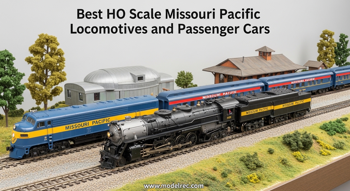 Best HO Scale Missouri Pacific Locomotives and Passenger Cars