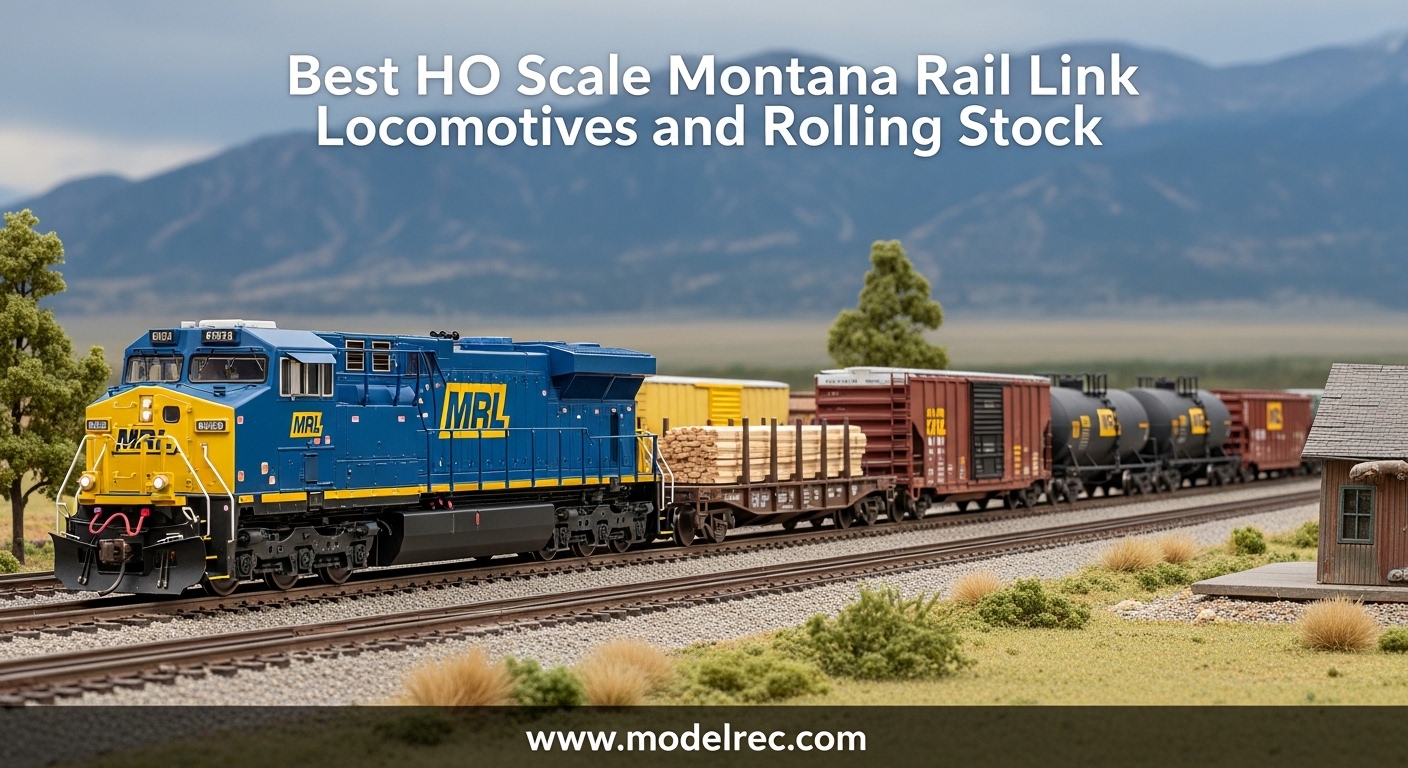 Best HO Scale Montana Rail Link Locomotives and Rolling Stock