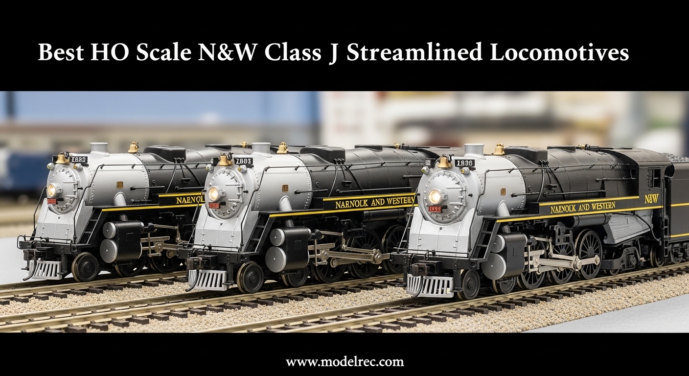 Best HO Scale N&W Class J Streamlined Locomotives