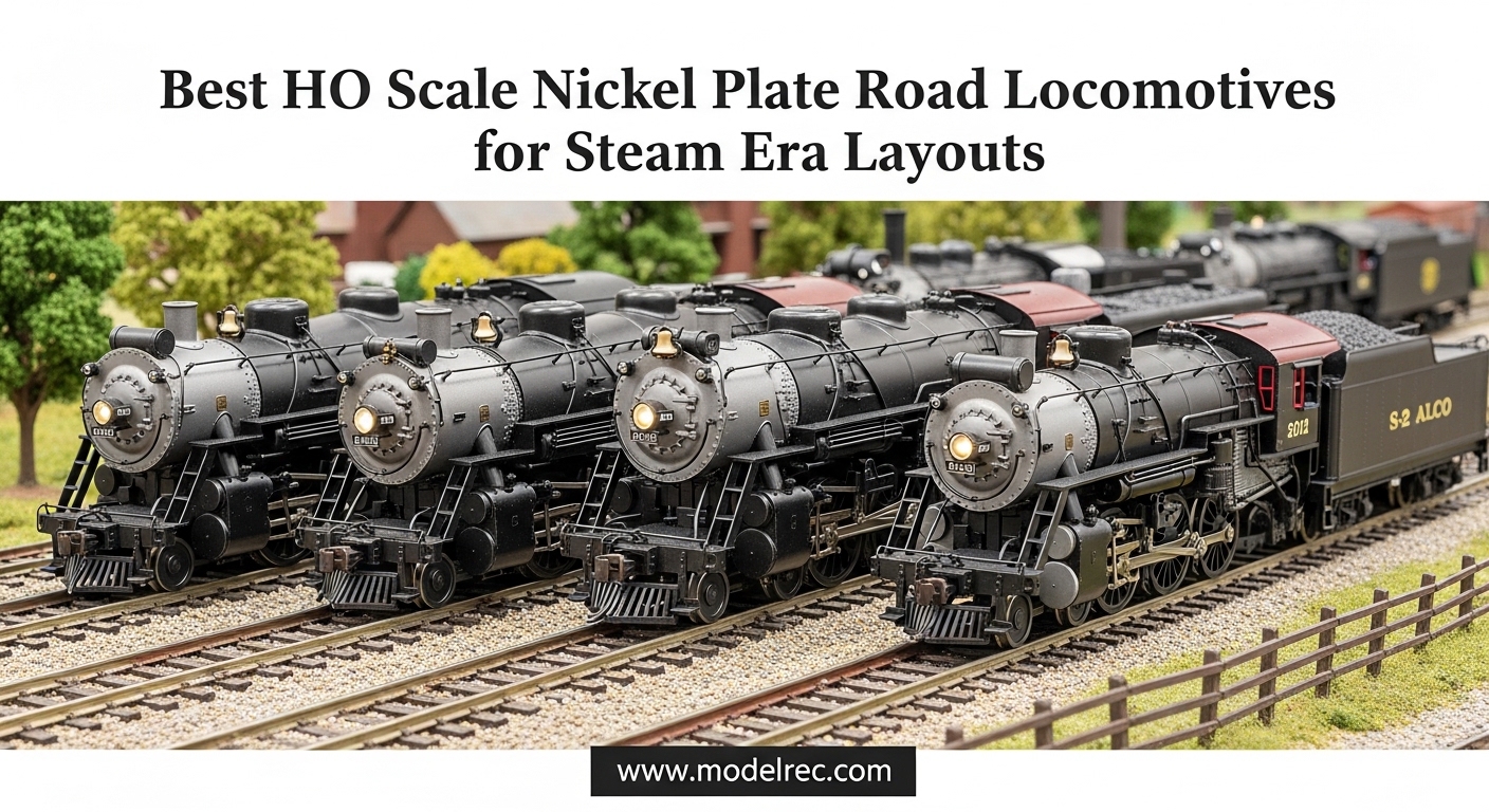 Best HO Scale Nickel Plate Road Locomotives for Steam Era Layouts
