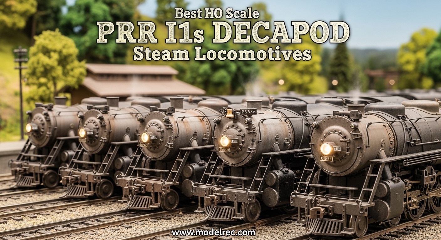 Best HO Scale PRR I1s Decapod Steam Locomotives