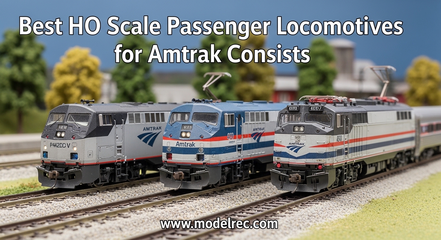 Best HO Scale Passenger Locomotives for Amtrak Consists