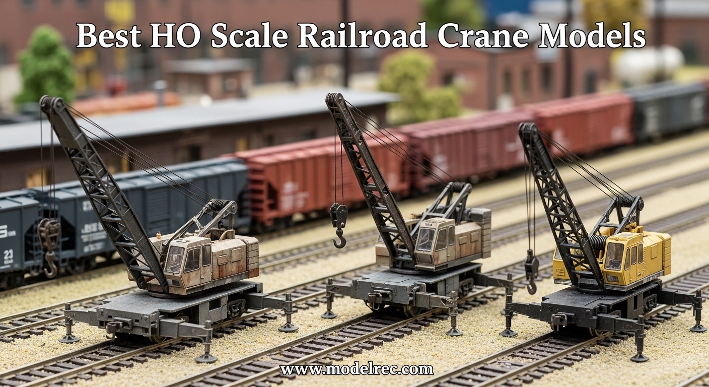 Best HO Scale Railroad Crane Models