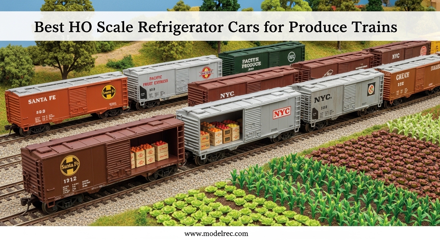 Best HO Scale Refrigerator Cars for Produce Trains